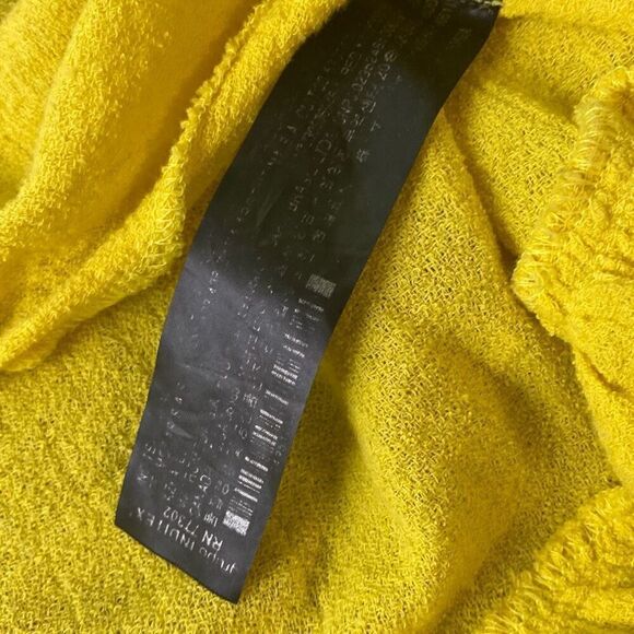 Zara bright lemon yellow wrap mini skirt ruffle hem XS - Picture 8 of 10